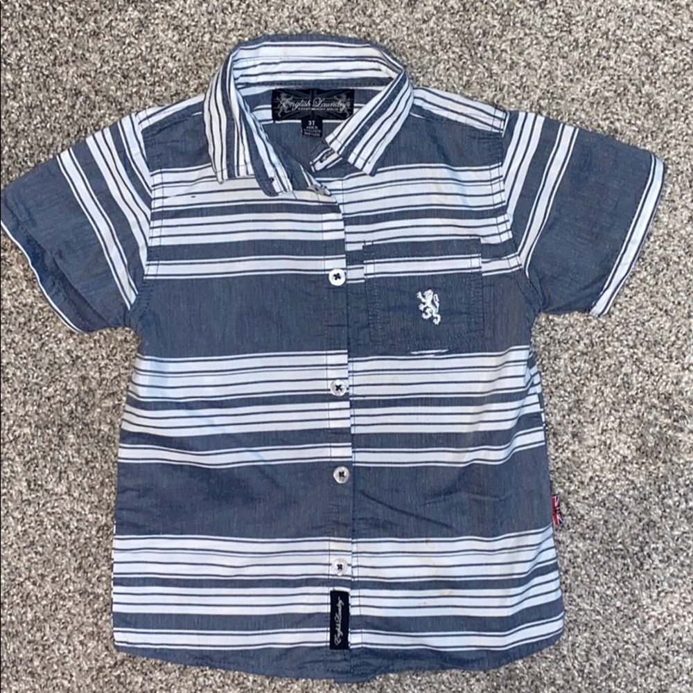 English Laundry | 3T boy | Short Sleeve Button